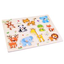 Деревянный пазл Jokomisiada, 29.5 см x 22 см, 10 шт.