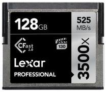 Atminties kortelė Lexar Professional, 128 GB, 525 Mb/s - 445 Mb/s