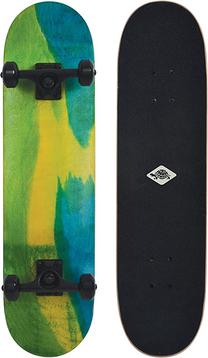 Скейтборд Schildkrot Bigflip 31, синий цв./черный цв./зеленый цв.
