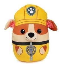 Плюшевая игрушка собака Gund Paw Patrol Rubble, коричневый цв./желтый цв., 30 см