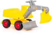 Игрушечный экскаватор Wader-Polesie Mega-Excavator With Seat 38050, желтый цв.