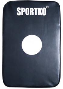 Boksa ķepas SportKO Arm Pad M1, balta krās./melna krās.
