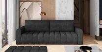 Sofa Lazaro Dora 96, tamsiai pilka sp., 97 x 247 cm x 92 cm