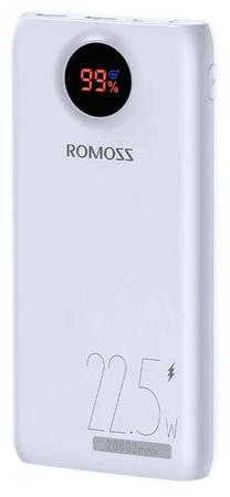 Lādētājs-akumulators (Power bank) Romoss SW20PF, 20000 mAh, 22.5 W, balta krās.