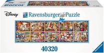 Dėlionė Ravensburger Mickey Over The Years 17828, 190 cm x 680 cm, 40320 vnt., įvairių spalvų