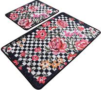 Vonios kilimėlių rinkinys Foutastic Black Rose 359CHL2483, įvairių spalvų, 100 cm x 60 cm