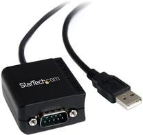 Адаптер StarTech USB to Serial RS232 ICUSB2321FIS USB, RS-232 female, 2.5 м, черный цв.