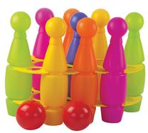 Rotaļlietu boulinga komplekts Mochtoys 5044, daudzkrāsaina