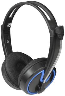 Проводные наушники Vakoss Msonic MH563KB, синий цв./черный цв.