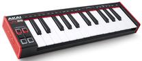MIDI klaviatūra AKAI LPK25 Mk2, juoda sp./raudona sp.