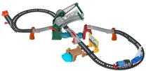 Игрушечный поезд с рельсами Mattel Fisher Price Thomas & Friends Bridge Lift Thomas & Skiff GWX09, многоцветный