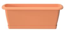 Gėlių lovelis Prosperplast Respana ISE600P, plastikinis, 60 cm x 18.4 cm, Ø 60 cm, ruda sp.