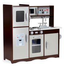 Игровая кухня EcoToys Wooden Kitchen, коричневый цв.