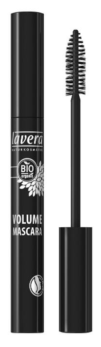 Blakstienų tušas Lavera Bio Volume, 9 ml, juoda sp.