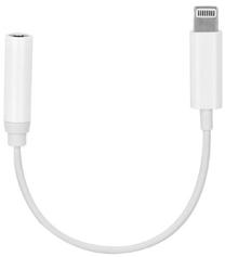 Adapteris HQ 3.5 mm female, Apple Lightning, 0.09 m, balta krās.
