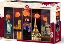 Dėlionė Art Puzzle Wonderful Moon 390776, 58 cm x 85 cm, 1500 vnt., įvairių spalvų