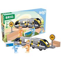 Žaislinis traukinys su bėgiais Brio World Bluey 63614700, -