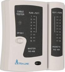 Тестер Extralink for Cables 17191, белый цв.