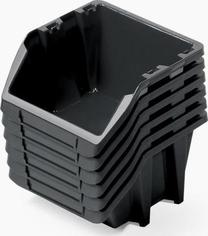 Ящик для инструментов Prosperplast KBISS22-S411, 21.4 см x 23.8 см x 19.8 см, черный цв.