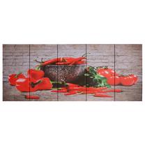 Foto paveikslas VLX Paprika 5pcs, 150 cm x 60 cm