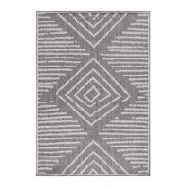 Ковер для открытых террас Ayyildiz Aruba Striped, белый цв./серый цв., 200 см x 140 см