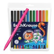 Flomāsteri Erich Krause Kids Animals, vienpusējs, 12 gab.