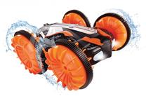 Rc автомобиль Simba Dickie Toys RC Amphibious Flippy, 1:18, черный цв./oранжевый цв.