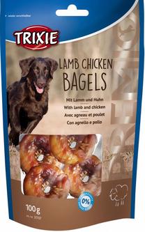 Skanėstas šunims Trixie Lamb Chicken Bagels, 0.1 kg