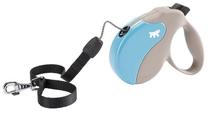 Automatinis pavadėlis Ferplast Amigo Cord 75710018, smėlio sp./šviesiai mėlyna sp., S