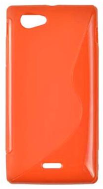 Telefona vāciņš Telone, oranža krās., Sony
