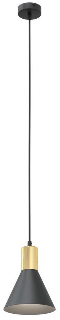 Valgusti rippuv Emibig Rosa 1388/1, E27, 1 x 15 W, kuldne v./must v. / must v.