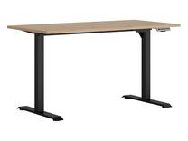 Datorgalds regulējams augstums Space Office, 140 cm x 68 cm, 72 - 120 cm, ozola krās./melns krās.