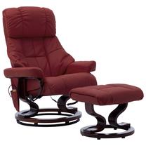 Krėslas VLX Massage Recliner 289869, bordo sp., 88 cm x 81 cm x 109 cm