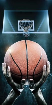 Paplūdimio rankšluostis Basketball, įvairių spalvų, 140 cm x 70 cm