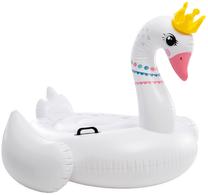 Pripučiamas plaustas Intex Swan, 142 cm x 99 cm, balta sp.