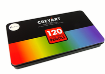 Krāsainie zīmuļi Lean Toys Creyart, 120 gab.