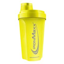 Sporta pudeles un šeikeri Ironmaxx Protein, dzeltena krās., plastmasa, 0.7 l