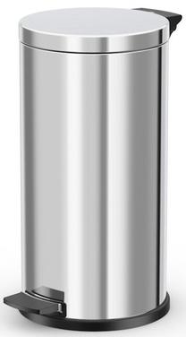 Šiukšliadėžė Hailo Solid 0522-010, nerūdijančiojo plieno sp., 18 l, 53 cm