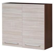 Viršutinė virtuvinė spintelė Bodzio Loara, ruda sp./smėlio sp., 80 cm x 31 cm x 72 cm