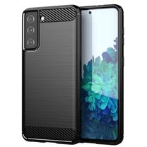 Чехол для телефона TakeMe Carbon Effect, черный цв., Samsung