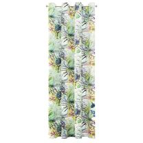 Nakts aizkari Mariall ZKPP-01, balts krās./zaļa krās., 140 cm x 250 cm