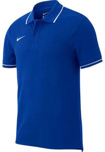 Рубашка поло, мужские Nike, синий цв., l