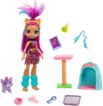 Кукла Mattel Cave Club Cave Club Emberly Wild About Cats GNL95, 25 см, многоцветный