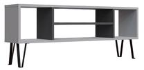 ТВ стол Kalune Design Garvin, антрацитовый цв./белый цв., 120 см x 25 см x 46.6 см