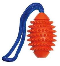 Rotaļlieta sunim, graužammanta suņiem Karlie Ruffus Aquaball 1456883, 13 cm, oranža krās., 9