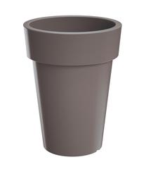 Gėlių vazonas Prosperplast DLOFS400, plastikinis, Ø 39 cm, ruda sp./pilka sp.