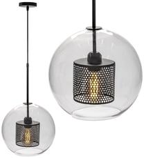 Valgusti lagi TooLight, E27, 1 x 60 W, läbipaistev v. / must v., 25 x 25 cm