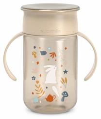 Bērnu krūzīte Suavinex Wonderland 402792, 340 ml, 1 g., 8 cm, plastmasa, bēša krās.