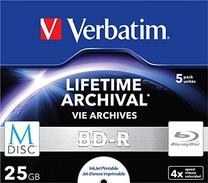 Ierakstāms kompaktdisks Verbatim, 25 GB, 5gab.