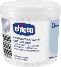 Kosmetiniai vatos pagaliukai, kūdikiams Chicco, 160 vnt.